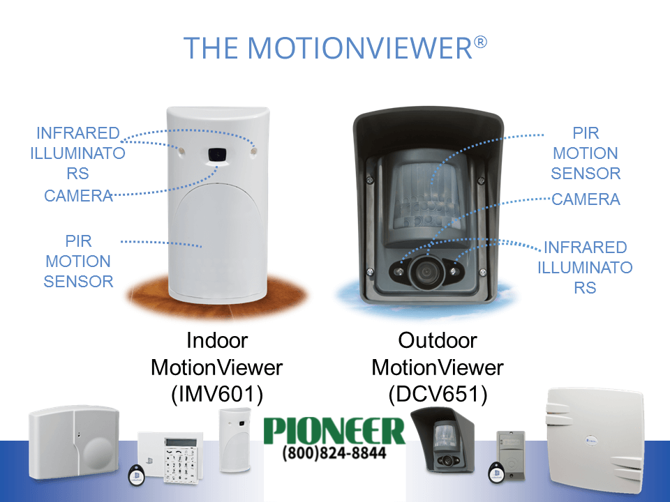 Motion detectors from Pioneer Security