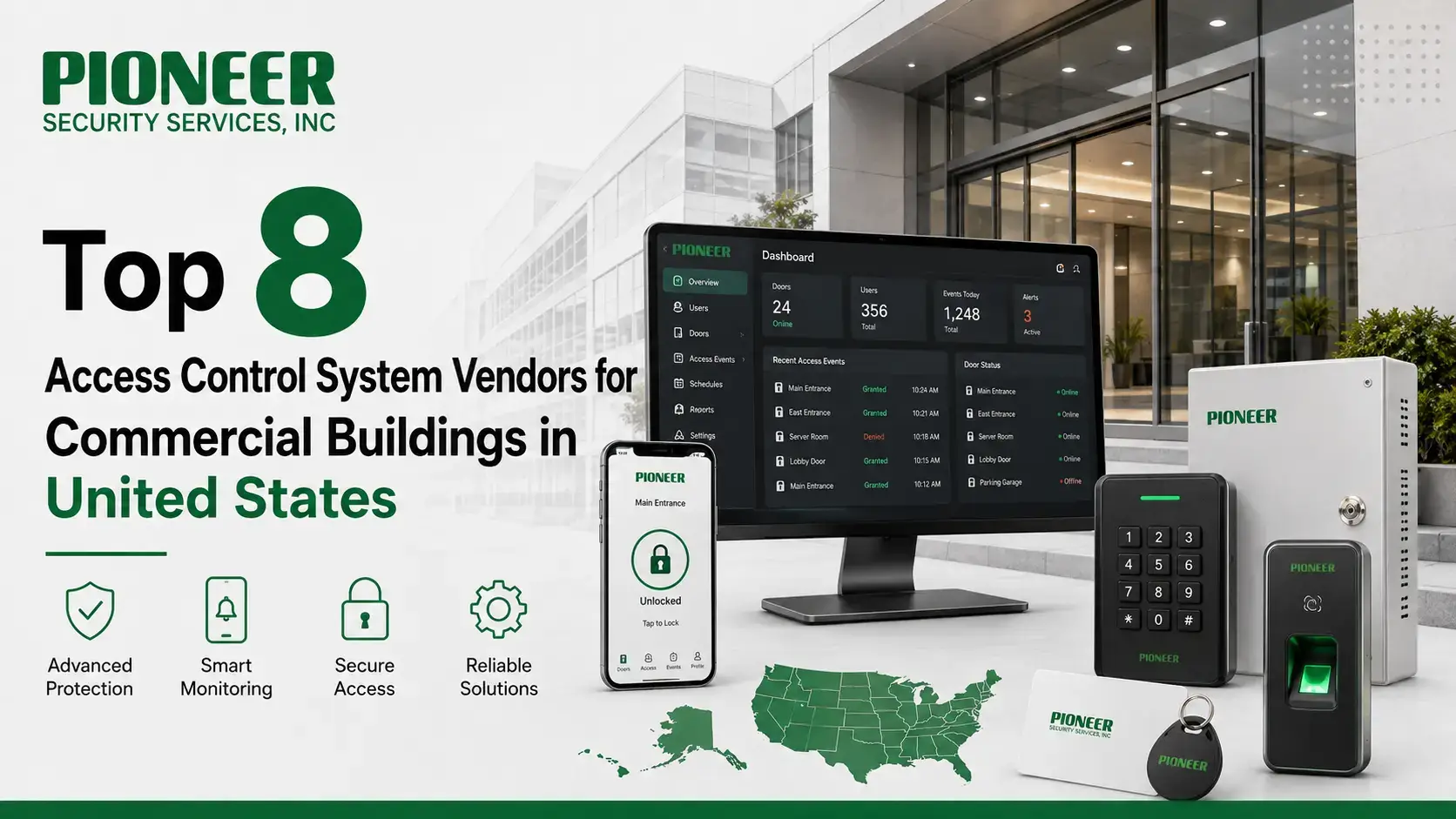 Top 8 Access Control System Vendors for Commercial Buildings in United States